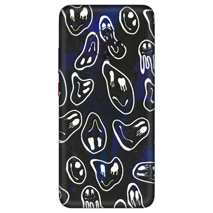 VIVO Z/V/X/T/U/S Series Phone Skins (All Models) - Distorted Smileys - 3D Embossed Finish (L-92) Vivo S1 Pro