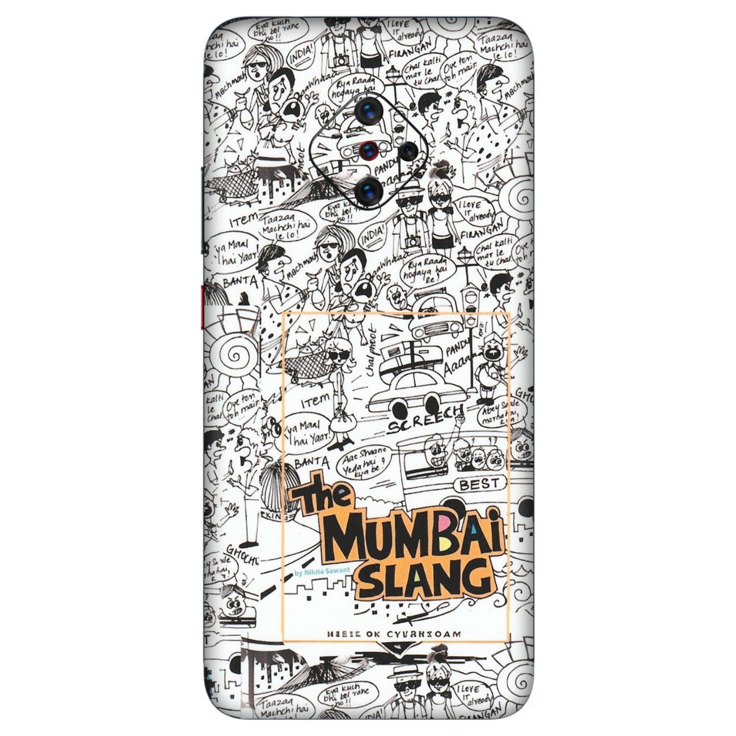 VIVO Z/V/X/T/U/S Series Phone Skins (All Models) - The Mumbai Slang - Matte Finish (M-142) Vivo S1 Pro
