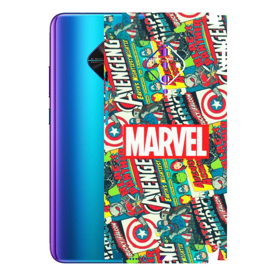 VIVO Z/V/X/T/U/S Series Phone Skins (All Models) - Marvel Comic Lover - Matte Finish (M-30) Vivo S1 Pro