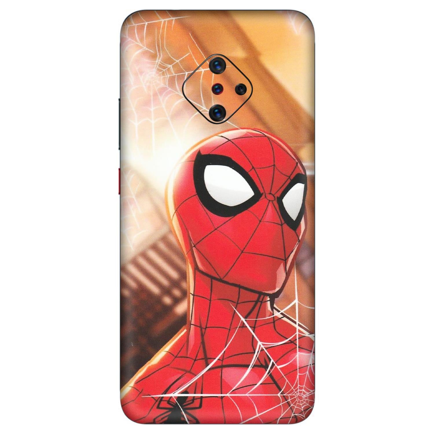 VIVO Z/V/X/T/U/S Series Phone Skins (All Models) - Spiderman Face New - Matte Finish (M-41) Vivo S1 Pro