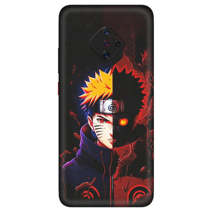VIVO Z/V/X/T/U/S Series Phone Skins (All Models) - Naruto X Evil - Matte Finish (M-70) Vivo S1 Pro