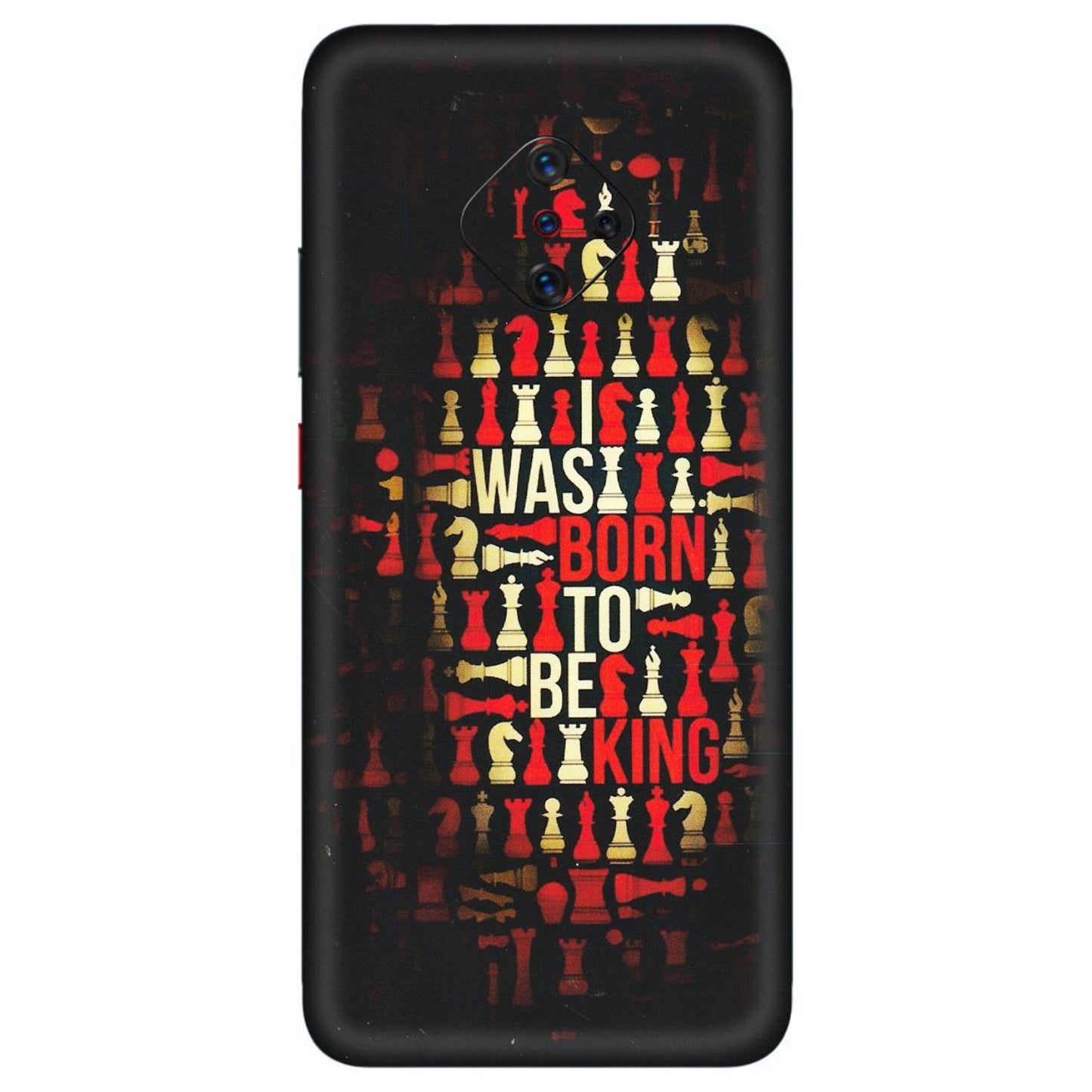 VIVO Z/V/X/T/U/S Series Phone Skins (All Models) - Born To Be King - Matte Finish (M-73) Vivo S1 Pro