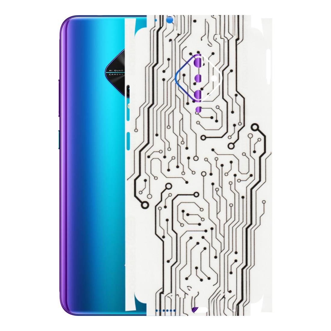 VIVO Z/V/X/T/U/S Series Phone Skins (All Models) - Tech Circuits - Transparent Finish (T-03) Vivo S1 Pro