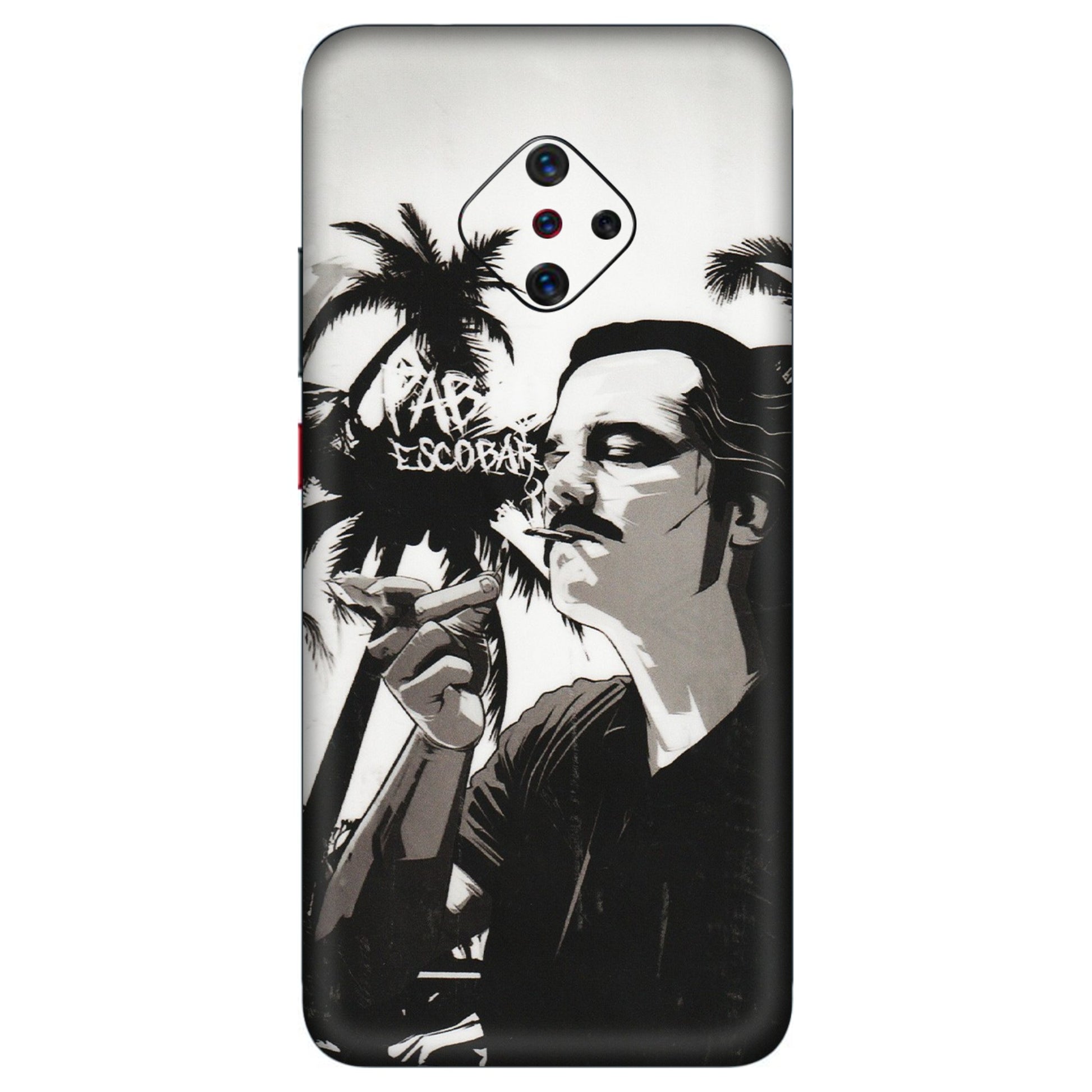 VIVO Z/V/X/T/U/S Series Phone Skins (All Models) - Pab Escobar - Transparent Finish (T-05) Vivo S1 Pro