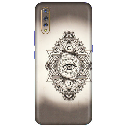VIVO Z/V/X/T/U/S Series Phone Skins (All Models) - Illuminati Great Eye - Transparent Finish (T-14) Vivo S1