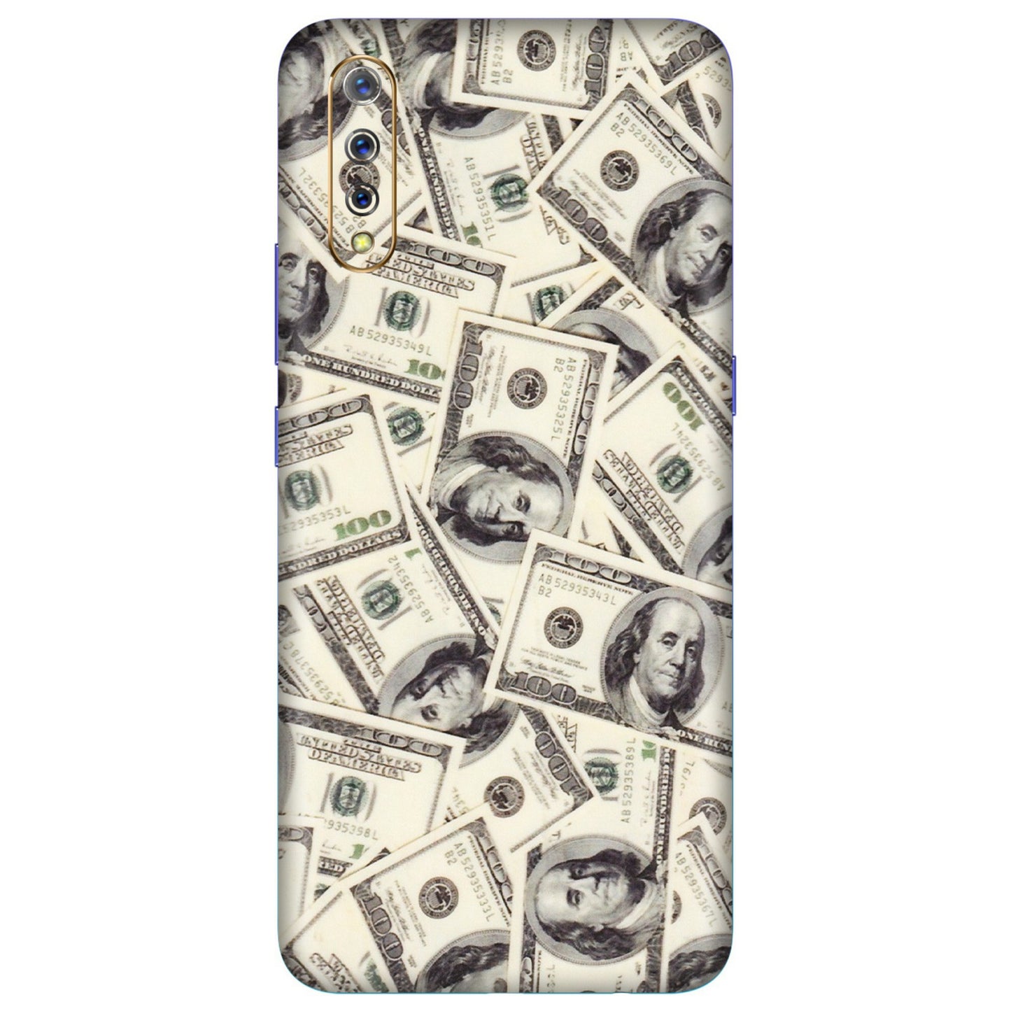 VIVO Z/V/X/T/U/S Series Phone Skins (All Models) - Dollar Lover - Transparent Finish (T-17) Vivo S1