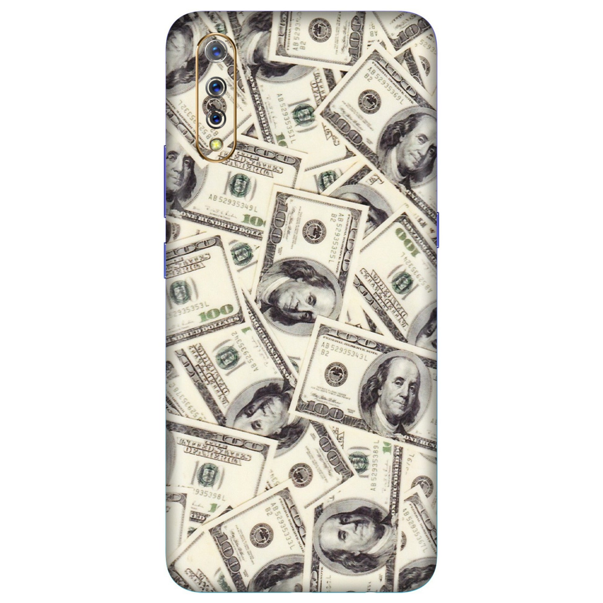 VIVO Z/V/X/T/U/S Series Phone Skins (All Models) - Dollar Lover - Transparent Finish (T-17) Vivo S1