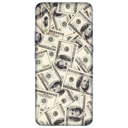 VIVO Z/V/X/T/U/S Series Phone Skins (All Models) - Dollar Lover - Transparent Finish (T-17) Vivo S1