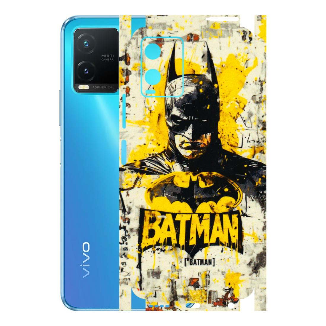 VIVO Z/V/X/T/U/S Series Phone Skins (All Models) - Batman Yellow BT - 3D Embossed Finish (L-304) Vivo T1X