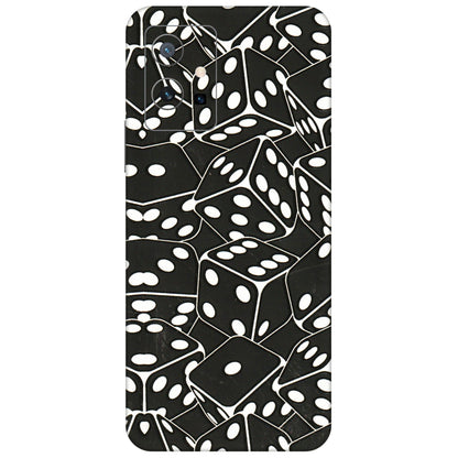 VIVO Z/V/X/T/U/S Series Phone Skins (All Models) - Big Black Dices - 3D Embossed Finish (L-106) Vivo T1 (5G)