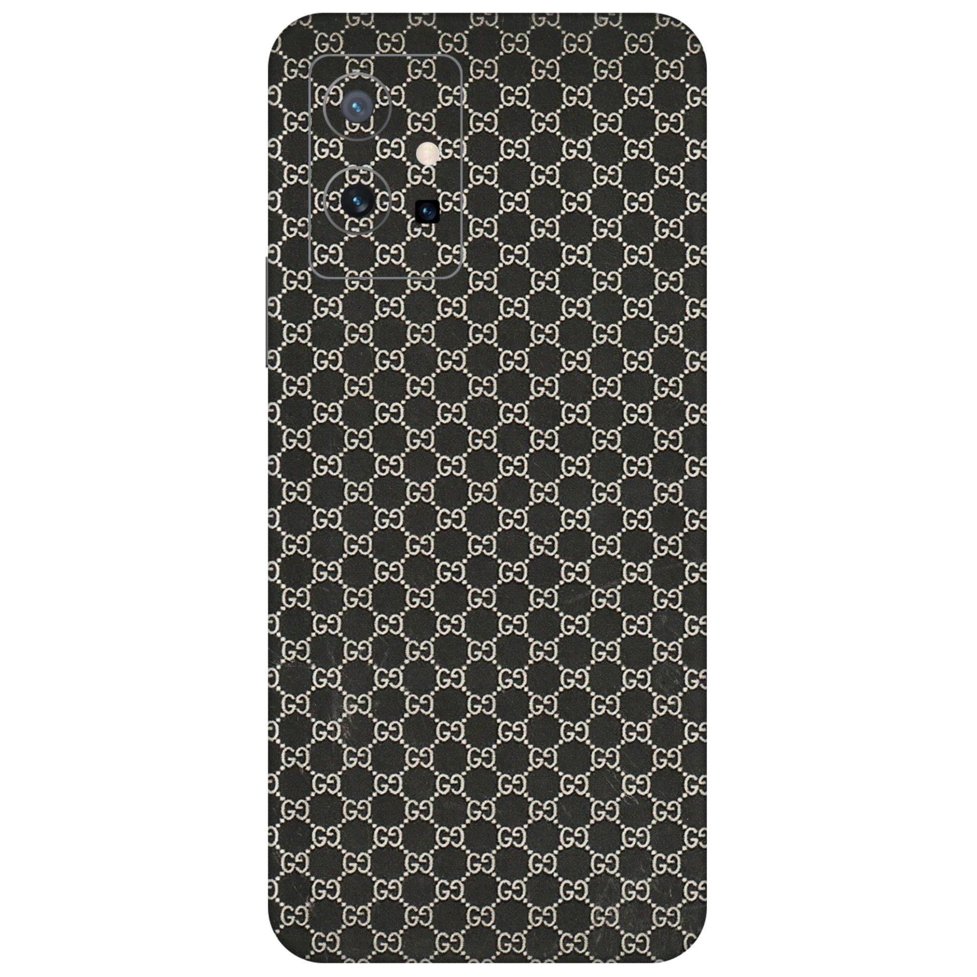VIVO Z/V/X/T/U/S Series Phone Skins (All Models) - Black G Print - 3D Embossed Finish (L-109) Vivo T1 (5G)