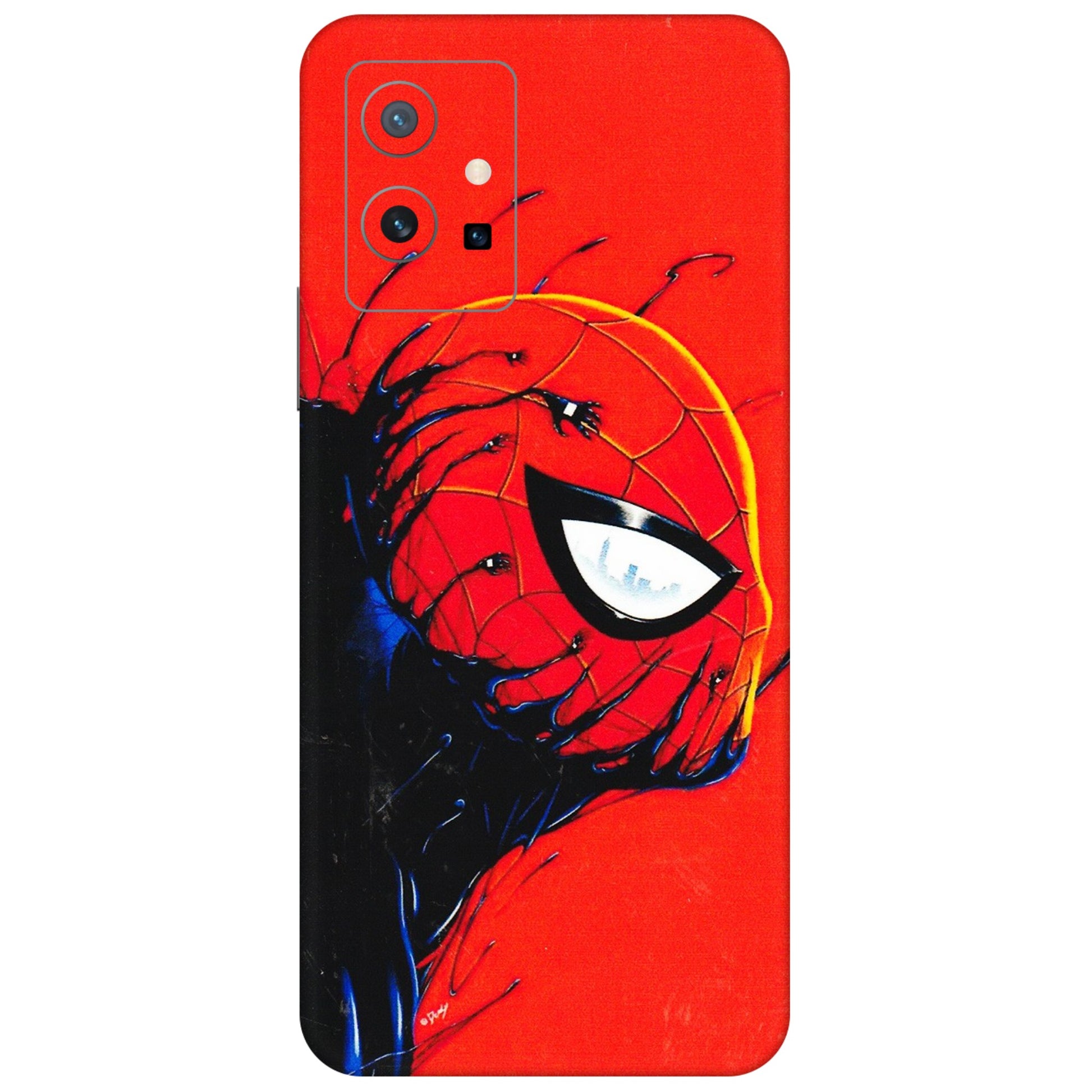 VIVO Z/V/X/T/U/S Series Phone Skins (All Models) - Spiderman Face Venom - 3D Embossed Finish (L-165) Vivo T1 (5G)