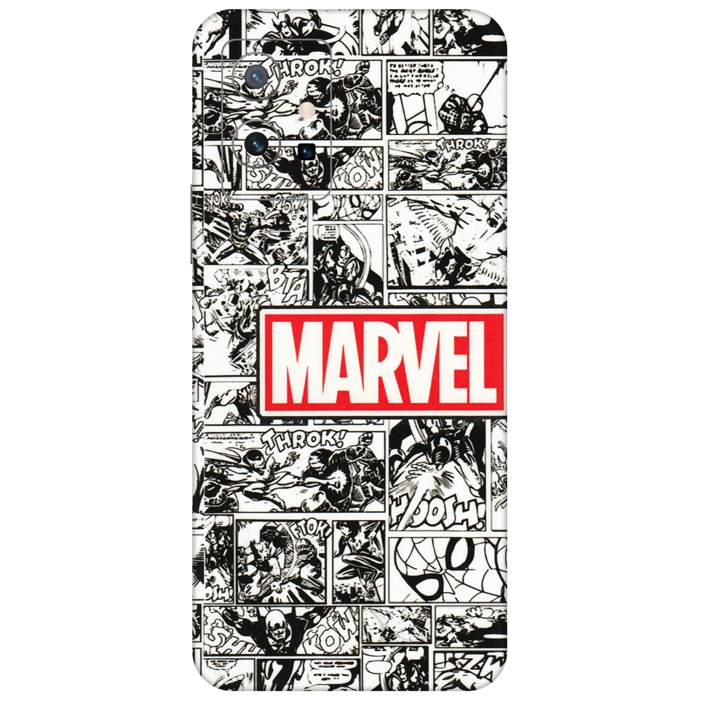 VIVO Z/V/X/T/U/S Series Phone Skins (All Models) - Marvel Comic - 3D Embossed Finish (L-171) Vivo T1 (5G)