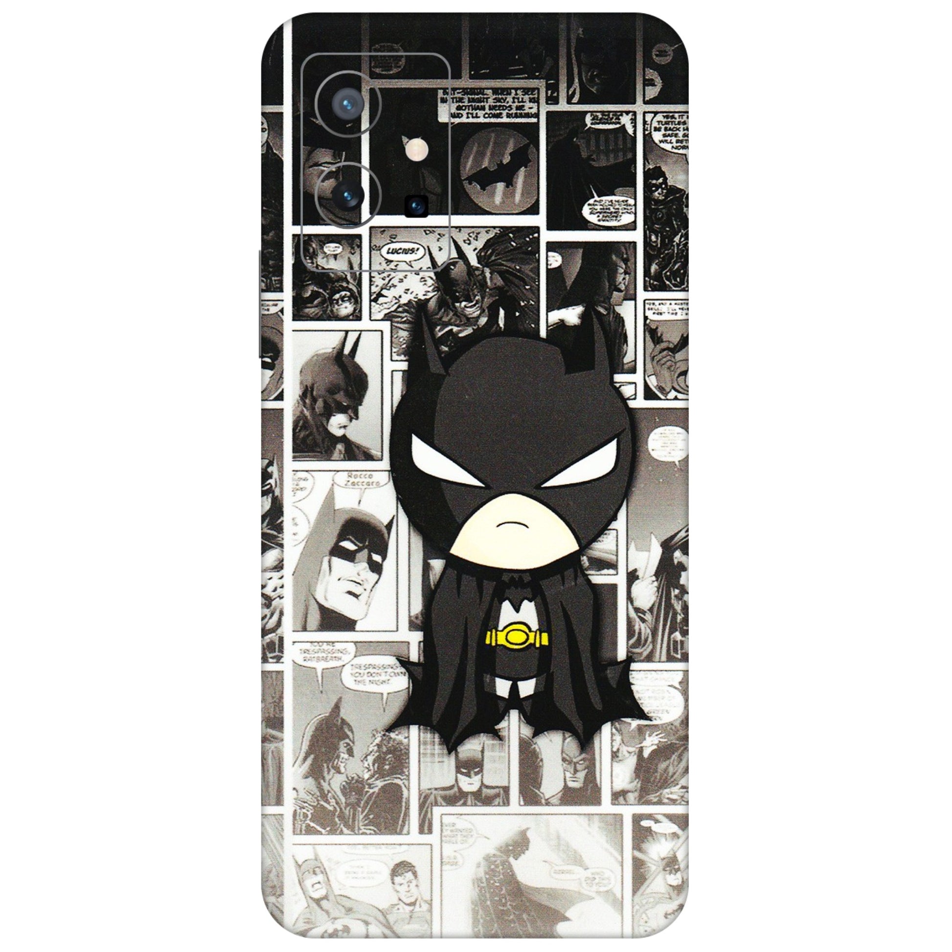VIVO Z/V/X/T/U/S Series Phone Skins (All Models) - Toon Batman - 3D Embossed Finish (L-182) Vivo T1 (5G)