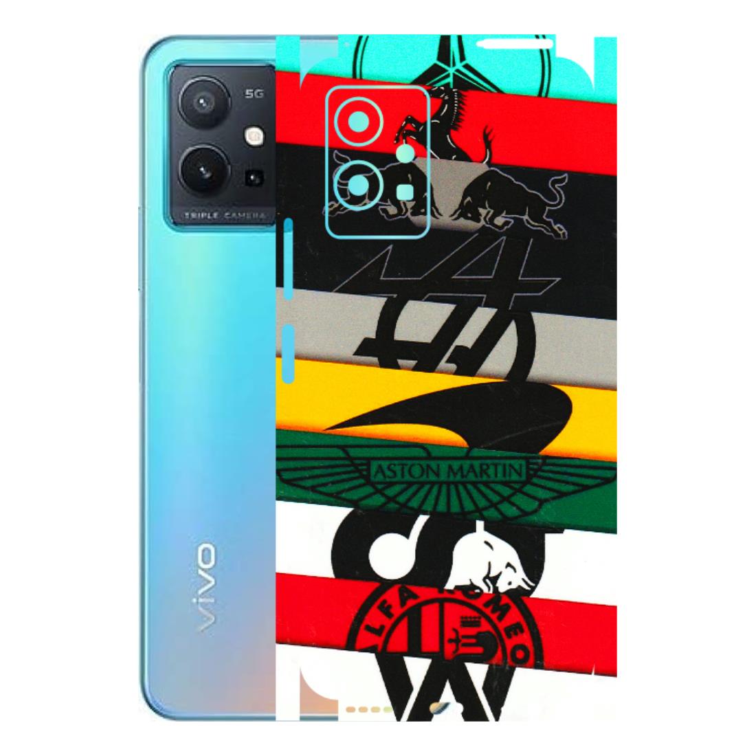 VIVO Z/V/X/T/U/S Series Phone Skins (All Models) - Multi Designer Brands - 3D Embossed Finish (L-187) Vivo T1 (5G)