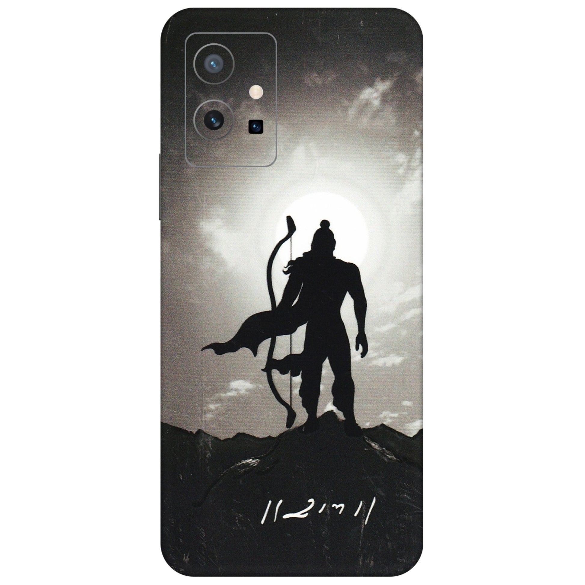 VIVO Z/V/X/T/U/S Series Phone Skins (All Models) - Jai Siya Ram - 3D Embossed Finish (L-200) Vivo T1 (5G)