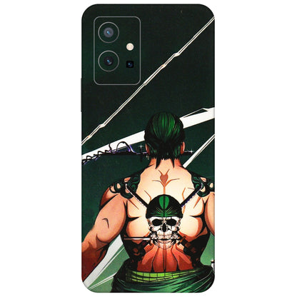 VIVO Z/V/X/T/U/S Series Phone Skins (All Models) - Zoro Anime - 3D Embossed Finish (L-23) Vivo T1 (5G)