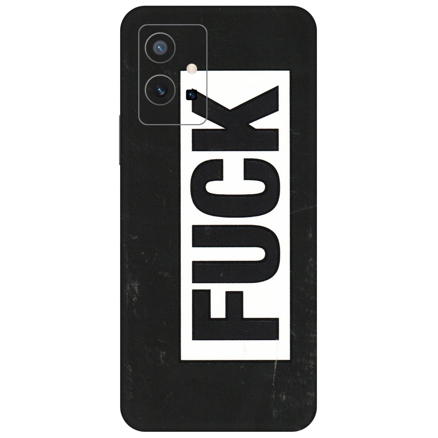VIVO Z/V/X/T/U/S Series Phone Skins (All Models) - The F Word - 3D Embossed Finish (L-255) Vivo T1 (5G)