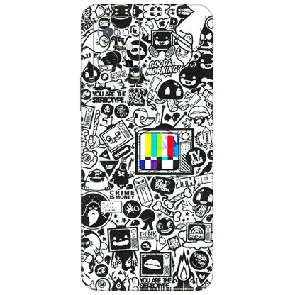 VIVO Z/V/X/T/U/S Series Phone Skins (All Models) - Doodles Positive Art - 3D Embossed Finish (L-263) Vivo T1 (5G)