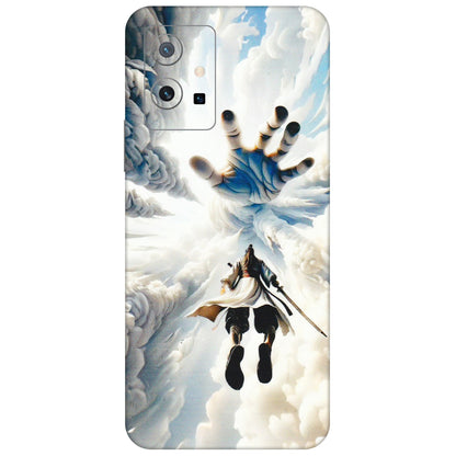 VIVO Z/V/X/T/U/S Series Phone Skins (All Models) - Big Hand With Monkey King - 3D Embossed Finish (L-323) Vivo T1 (5G)