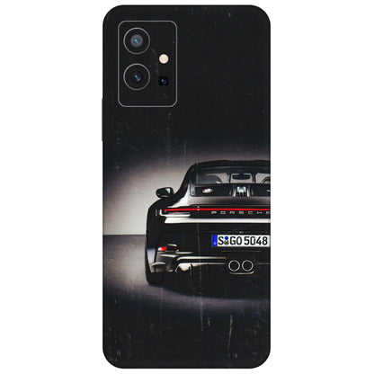 VIVO Z/V/X/T/U/S Series Phone Skins (All Models) - New Black Porsche GT3 - 3D Embossed Finish (L-327) Vivo T1 (5G)