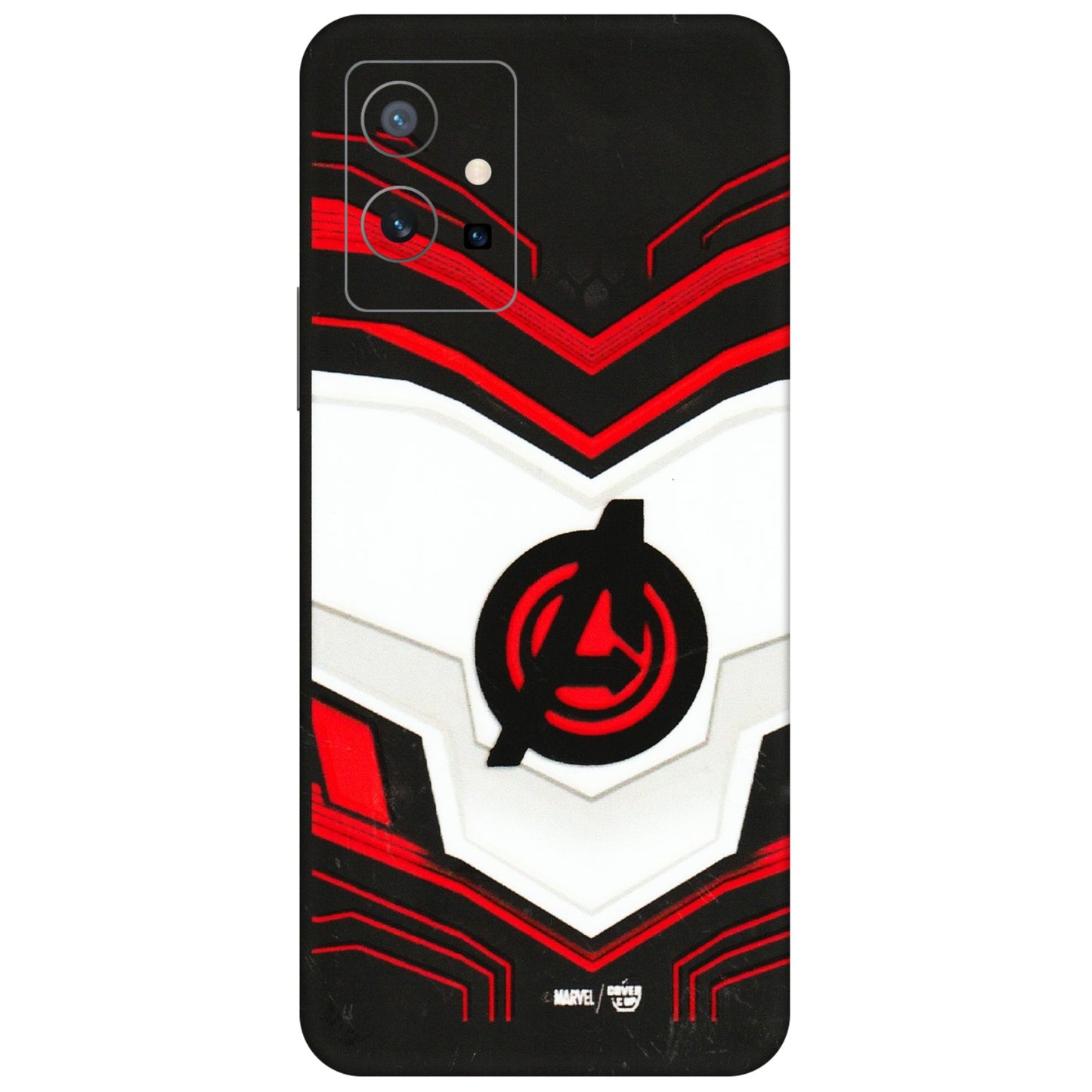 VIVO Z/V/X/T/U/S Series Phone Skins (All Models) - Avengers Logo - 3D Embossed Finish (L-55) Vivo T1 (5G)