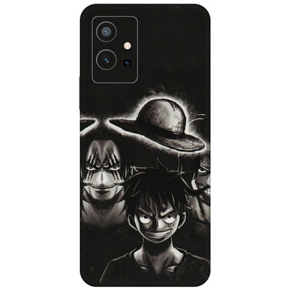 VIVO Z/V/X/T/U/S Series Phone Skins (All Models) - Black Luffy Hat - 3D Embossed Finish (L-57) Vivo T1 (5G)