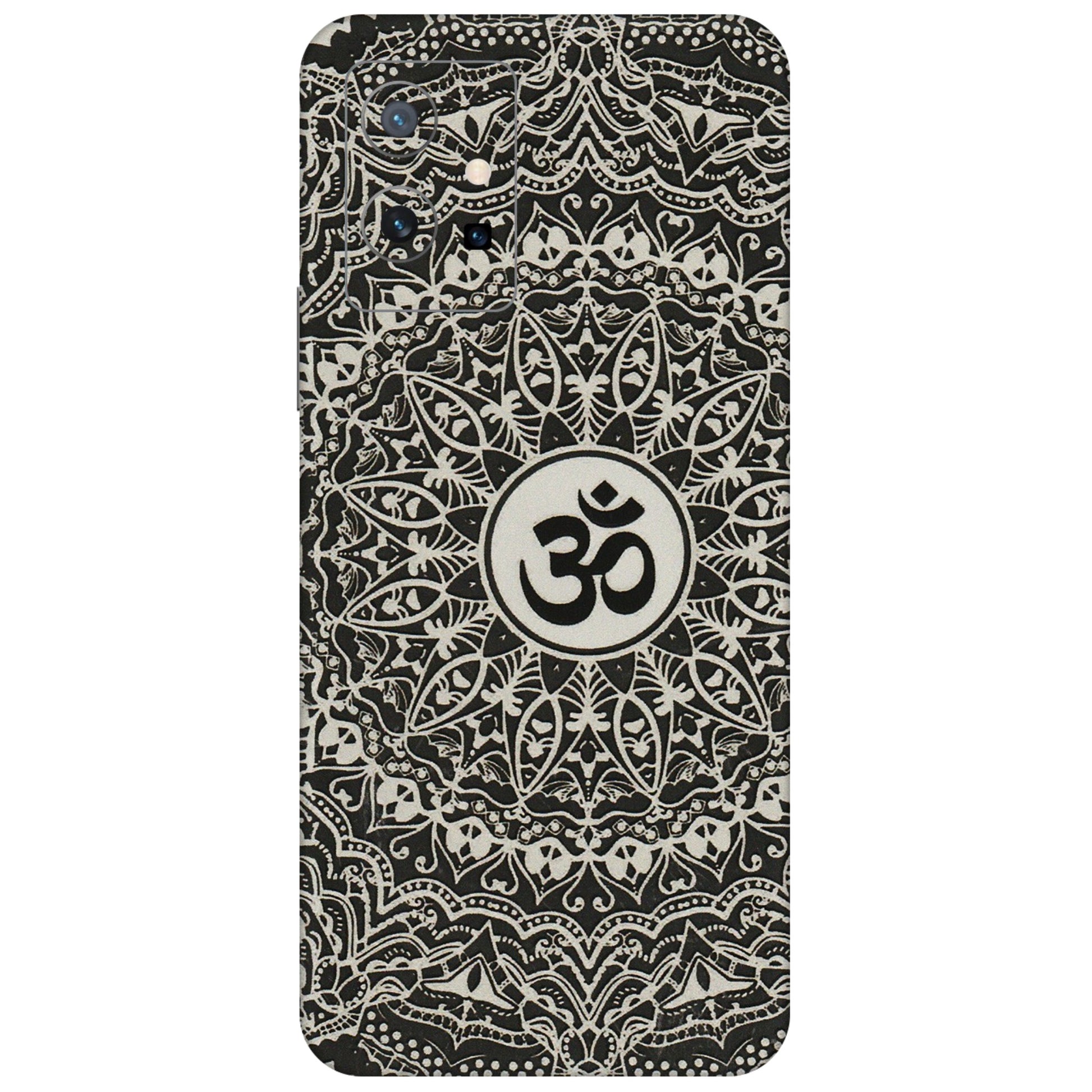 VIVO Z/V/X/T/U/S Series Phone Skins (All Models) - Aum Elegant Mandala - 3D Embossed Finish (L-62) Vivo T1 (5G)