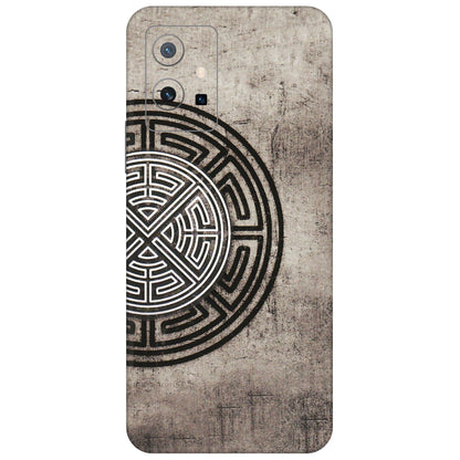 VIVO Z/V/X/T/U/S Series Phone Skins (All Models) - Mysterious Circular Design - 3D Embossed Finish (L-63) Vivo T1 (5G)