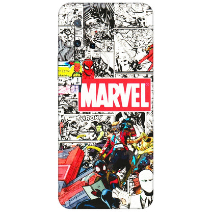 VIVO Z/V/X/T/U/S Series Phone Skins (All Models) - Marvel Colorful Comic - 3D Embossed Finish (L-64) Vivo T1 (5G)