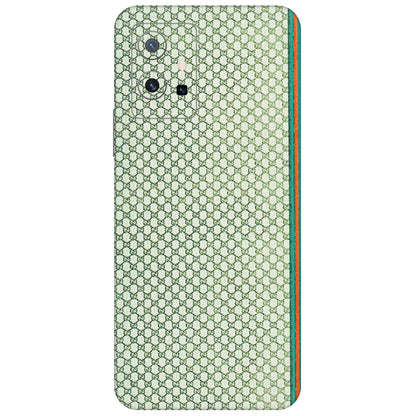 VIVO Z/V/X/T/U/S Series Phone Skins (All Models) - Gucci Fabric Pattern - 3D Embossed Finish (L-73) Vivo T1 (5G)