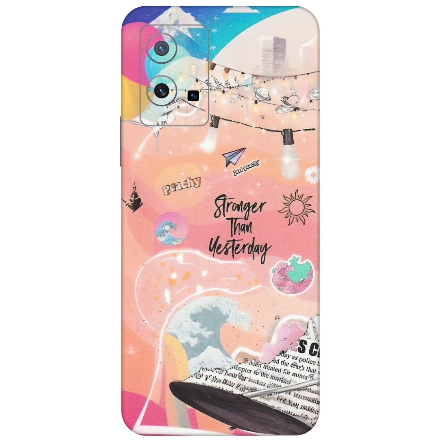 VIVO Z/V/X/T/U/S Series Phone Skins (All Models) - Stronger Then Yesterday - Matte Finish (M-128) Vivo T1 (5G)
