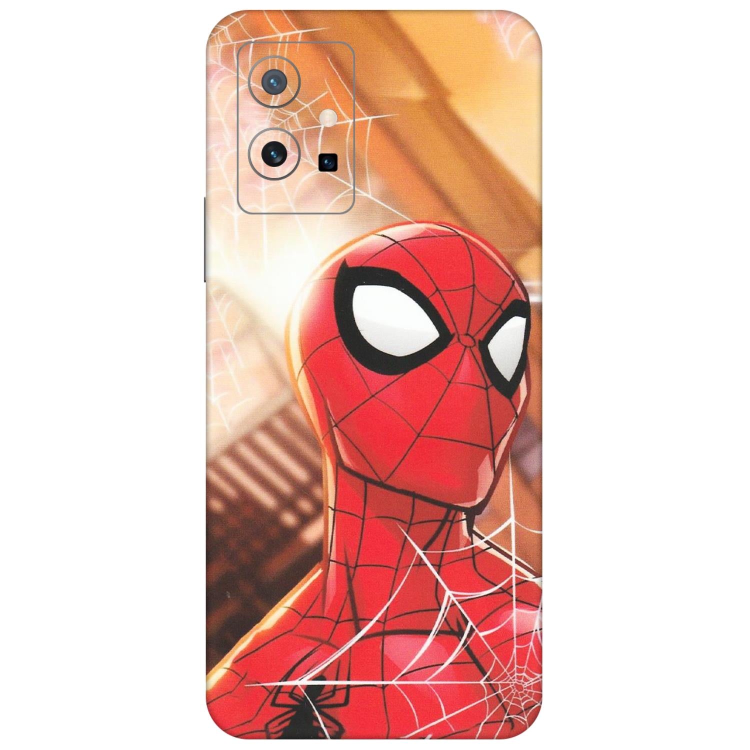 VIVO Z/V/X/T/U/S Series Phone Skins (All Models) - Spiderman Face New - Matte Finish (M-41) Vivo T1 (5G)