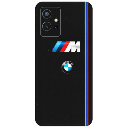 VIVO Z/V/X/T/U/S Series Phone Skins (All Models) - Styling With Black BMW - Matte Finish (M-74) Vivo T1 (5G)