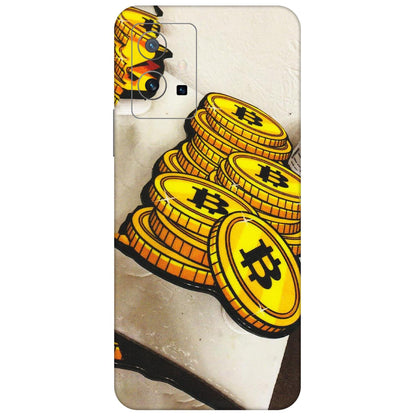 VIVO Z/V/X/T/U/S Series Phone Skins (All Models) - Billionaire Bitcoin Collection - Matte Finish (M-92) Vivo T1 (5G)