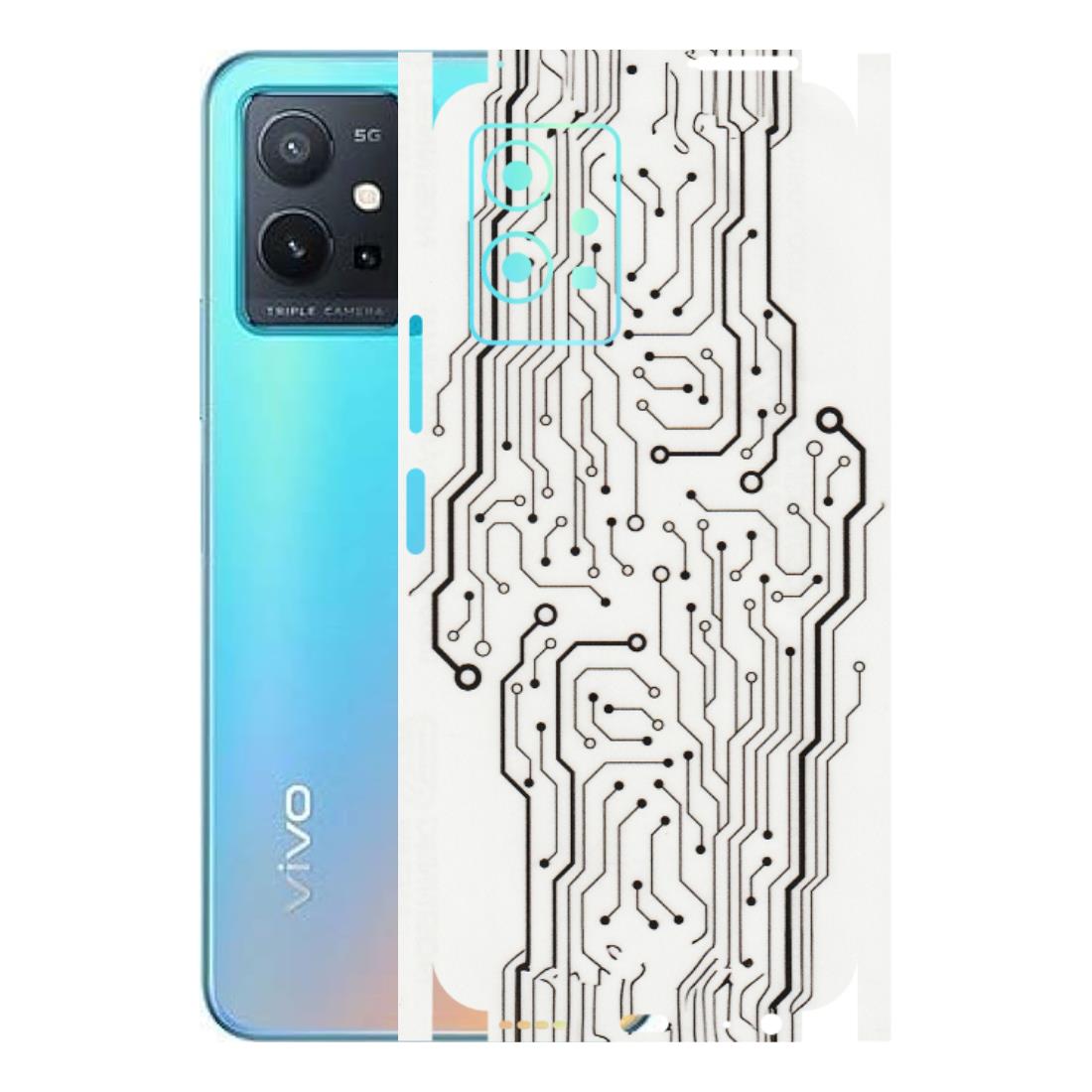 VIVO Z/V/X/T/U/S Series Phone Skins (All Models) - Tech Circuits - Transparent Finish (T-03) Vivo T1 (5G)