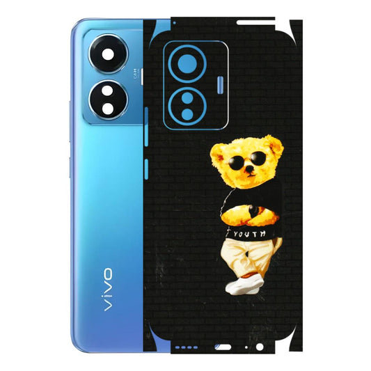 VIVO Z/V/X/T/U/S Series Phone Skins (All Models) - Classy Teddy Bear - 3D Embossed Finish (L-116) Vivo T1