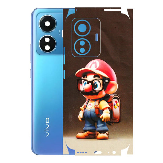 VIVO Z/V/X/T/U/S Series Phone Skins (All Models) - Little Mario - 3D Embossed Finish (L-119) Vivo T1