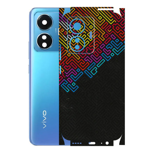 VIVO Z/V/X/T/U/S Series Phone Skins (All Models) - Dotme Pattern Art - 3D Embossed Finish (L-121) Vivo T1
