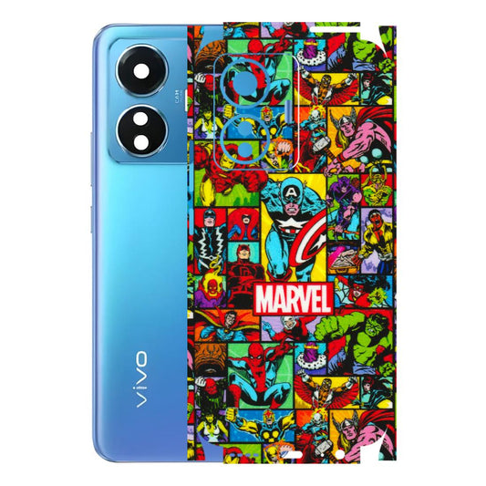 VIVO Z/V/X/T/U/S Series Phone Skins (All Models) - MARVELOUS Comic Characters - 3D Embossed Finish (L-129) Vivo T1
