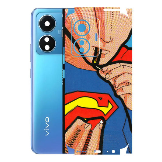 VIVO Z/V/X/T/U/S Series Phone Skins (All Models) - Superman Sutta - 3D Embossed Finish (L-130) Vivo T1