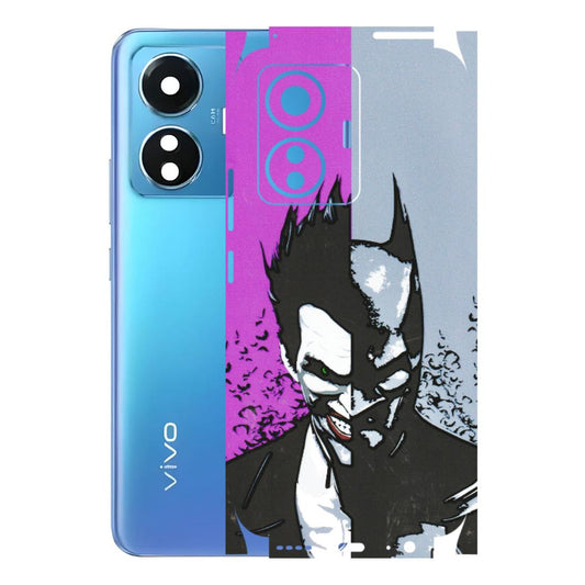 VIVO Z/V/X/T/U/S Series Phone Skins (All Models) - Batman & Joker - 3D Embossed Finish (L-143) Vivo T1