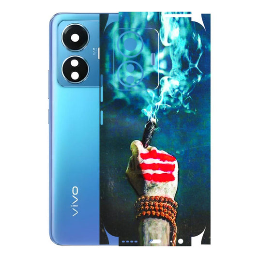 VIVO Z/V/X/T/U/S Series Phone Skins (All Models) - Mahadev Bhakt - 3D Embossed Finish (L-146) Vivo T1