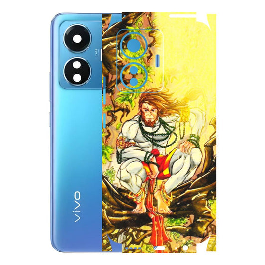 VIVO Z/V/X/T/U/S Series Phone Skins (All Models) - Lord Hanuman - 3D Embossed Finish (L-152) Vivo T1
