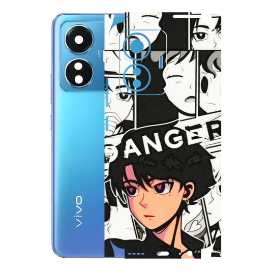 VIVO Z/V/X/T/U/S Series Phone Skins (All Models) - Danger Anime - 3D Embossed Finish (L-155) Vivo T1