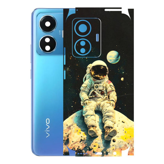 VIVO Z/V/X/T/U/S Series Phone Skins (All Models) - Astronaut in Space - 3D Embossed Finish (L-16) Vivo T1