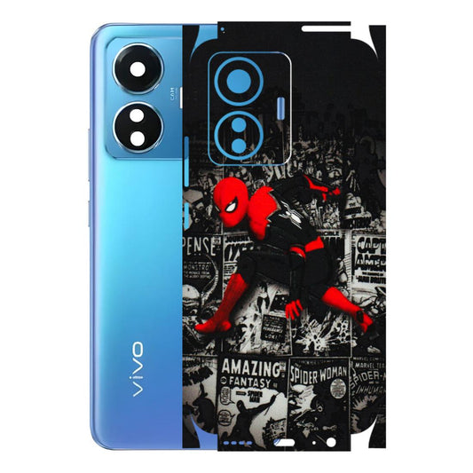VIVO Z/V/X/T/U/S Series Phone Skins (All Models) - SpiderMan New - 3D Embossed Finish (L-162) Vivo T1