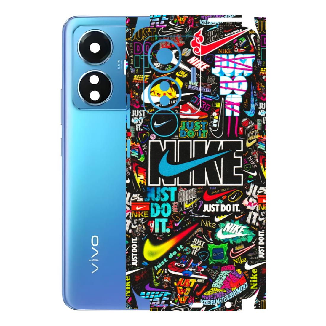 VIVO Z/V/X/T/U/S Series Phone Skins (All Models) - Just Do It Doodles - 3D Embossed Finish (L-166) Vivo T1