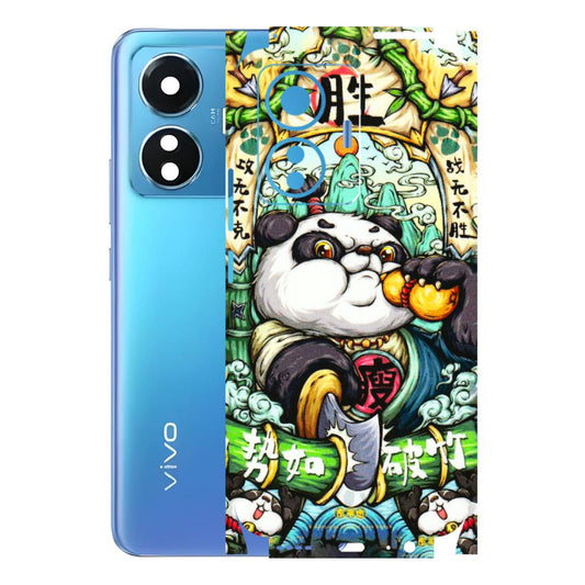 VIVO Z/V/X/T/U/S Series Phone Skins (All Models) - Royal Rich Panda - 3D Embossed Finish (L-170) Vivo T1