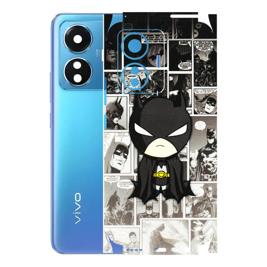 VIVO Z/V/X/T/U/S Series Phone Skins (All Models) - Toon Batman - 3D Embossed Finish (L-182) Vivo T1